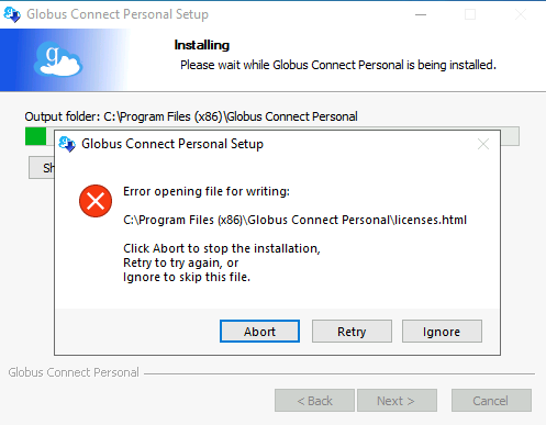 GCP Windows2 Default Folder Insufficient Privileges